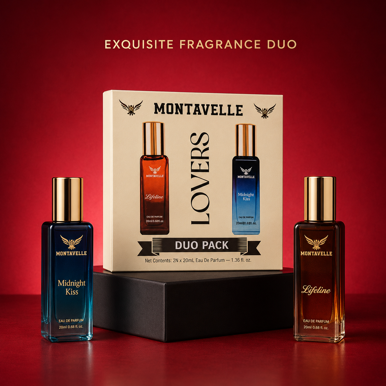 Lovers pack of midnight kiss and lifeline